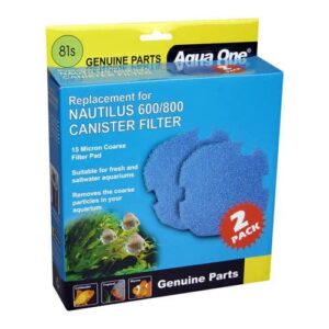 Aqua One Filter Media Sponge 15ppi Blue - Nautilus 600/800 (81i)