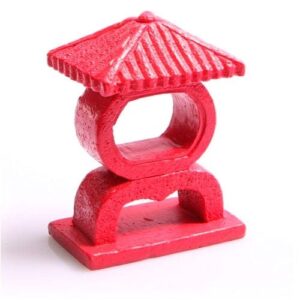 Aqua One Ornament Red Japanese Shrine (36765)
